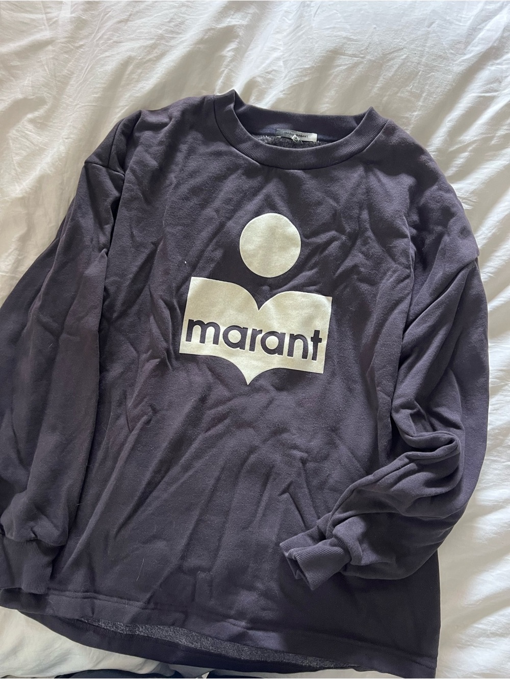 Isabel Marant Long Sleeve Logo Sweatshirt